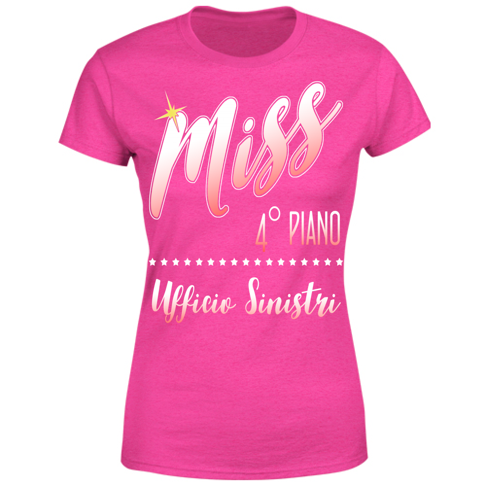 T-Shirt Donna Miss 4° piano