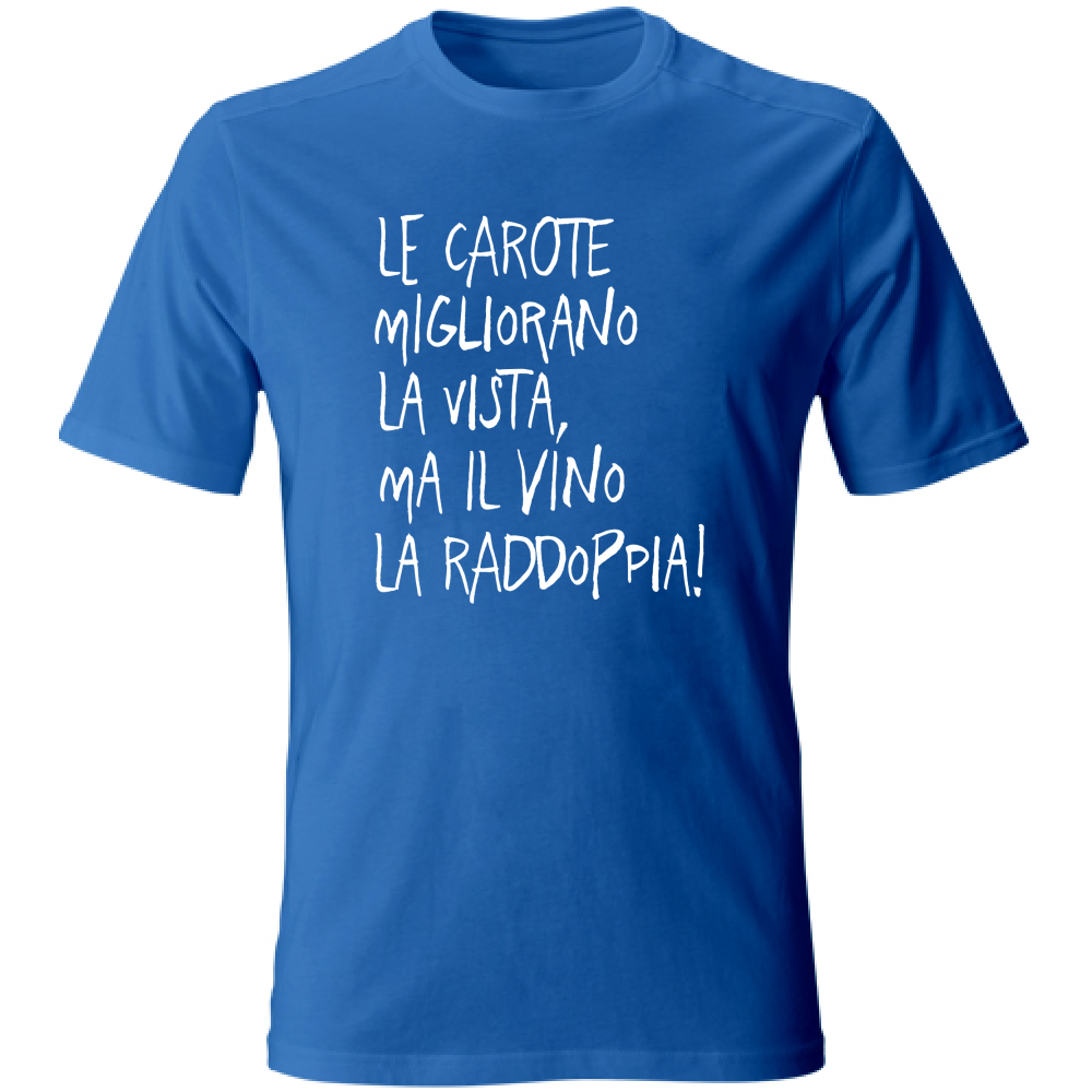 T-Shirt Unisex Large Le carote - Scritte Divertenti