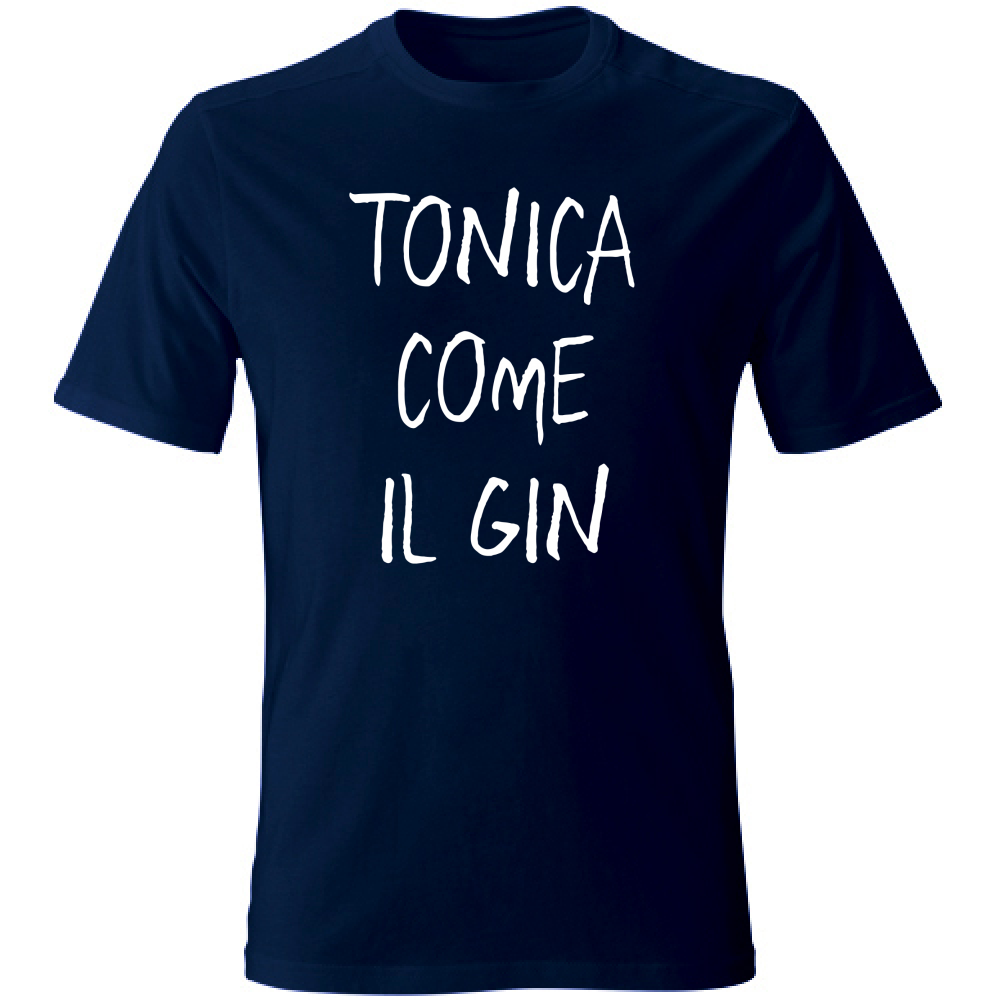 T-Shirt Unisex Large Tonica - Scritte Divertenti