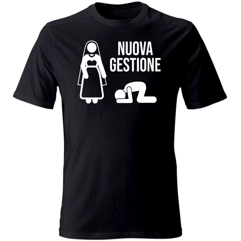 T-Shirt Unisex Large Maglietta - Addio al Celibato - Nuova Gestione - s