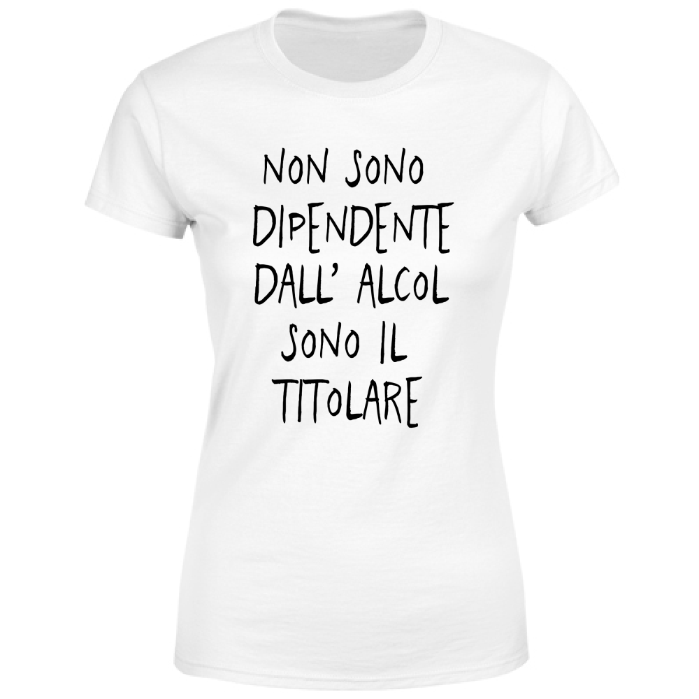 T-Shirt Donna Il titolare - Scritte Divertenti - Chiara