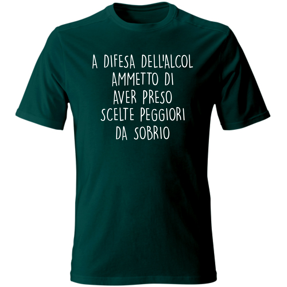 T-Shirt Unisex Scelte - Scritte Divertenti