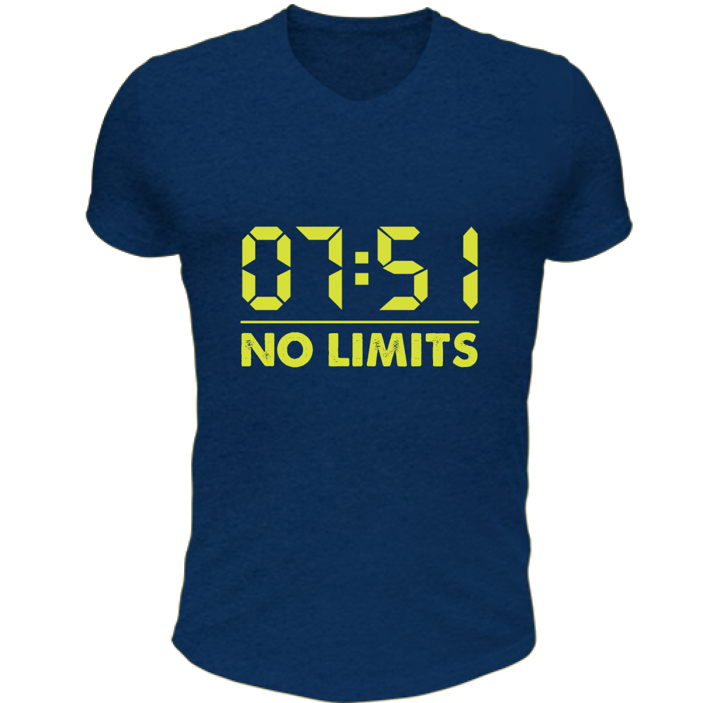 T-Shirt Unisex Scollo V 7:51 no limits