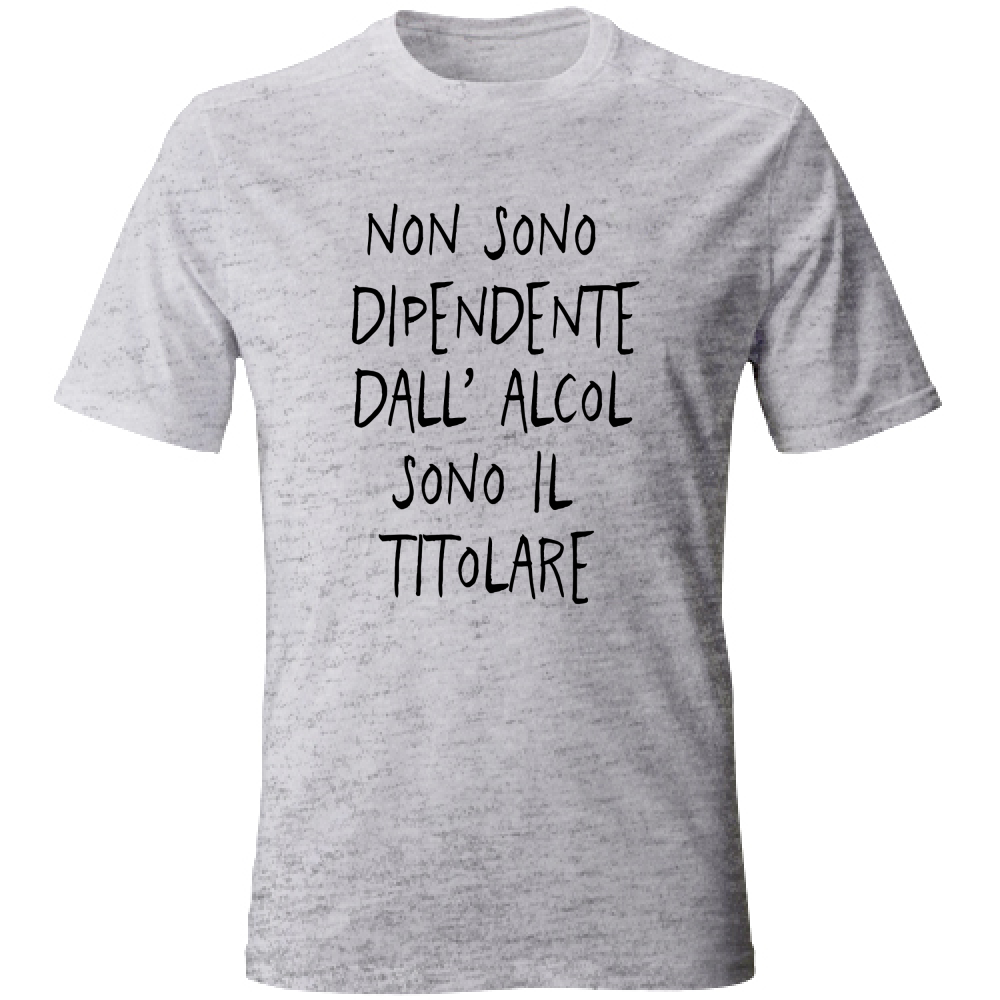 T-Shirt Unisex Il titolare - Scritte Divertenti - Chiara