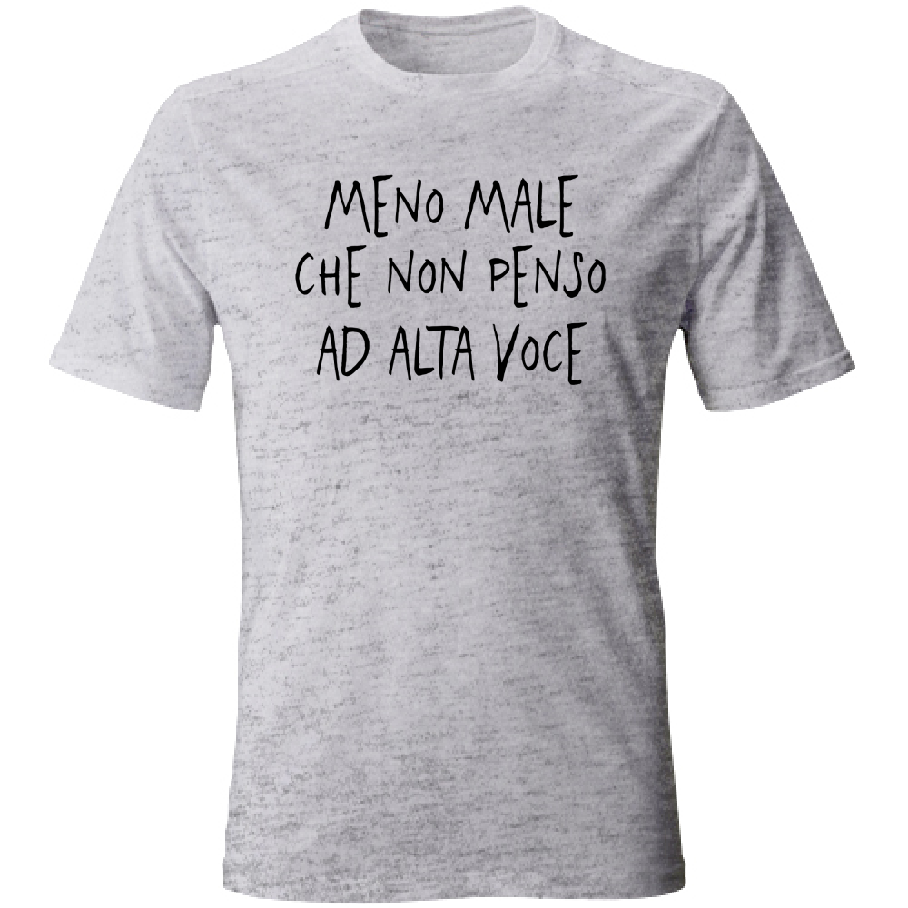 T-Shirt Unisex Alta voce - Scritte Divertenti - Chiara