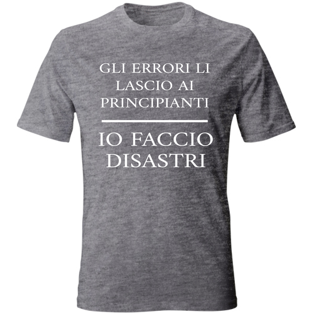 T-Shirt Unisex Errori Disastri