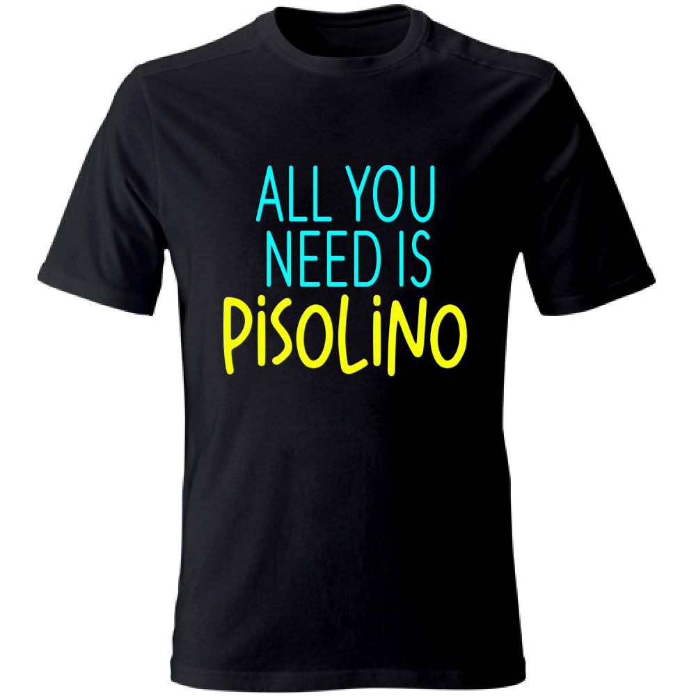 T-Shirt Unisex Pisolino - Scritte Acide