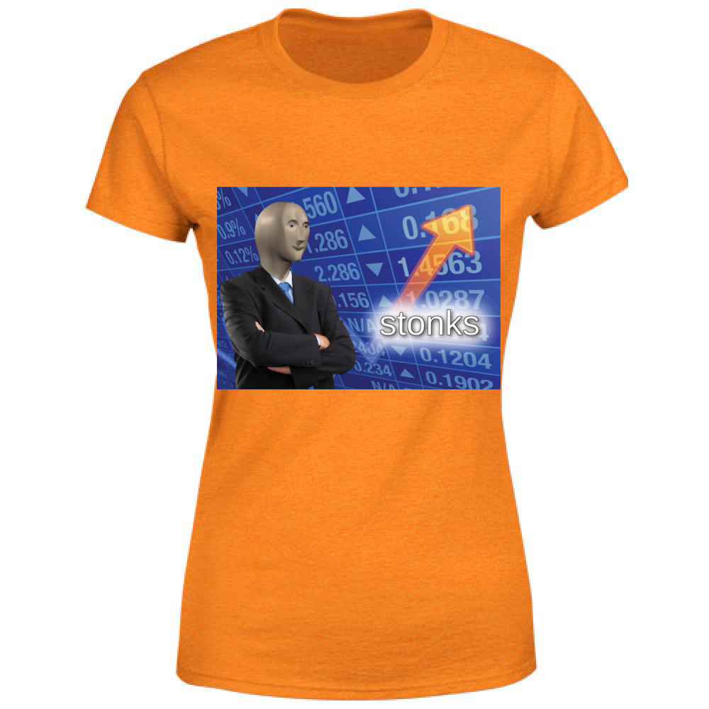 T-Shirt Donna Stonks Meme