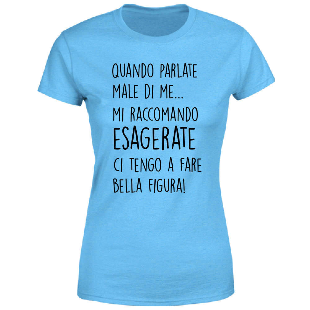 T-Shirt Donna Parlate male - Scritte Divertenti - Chiara