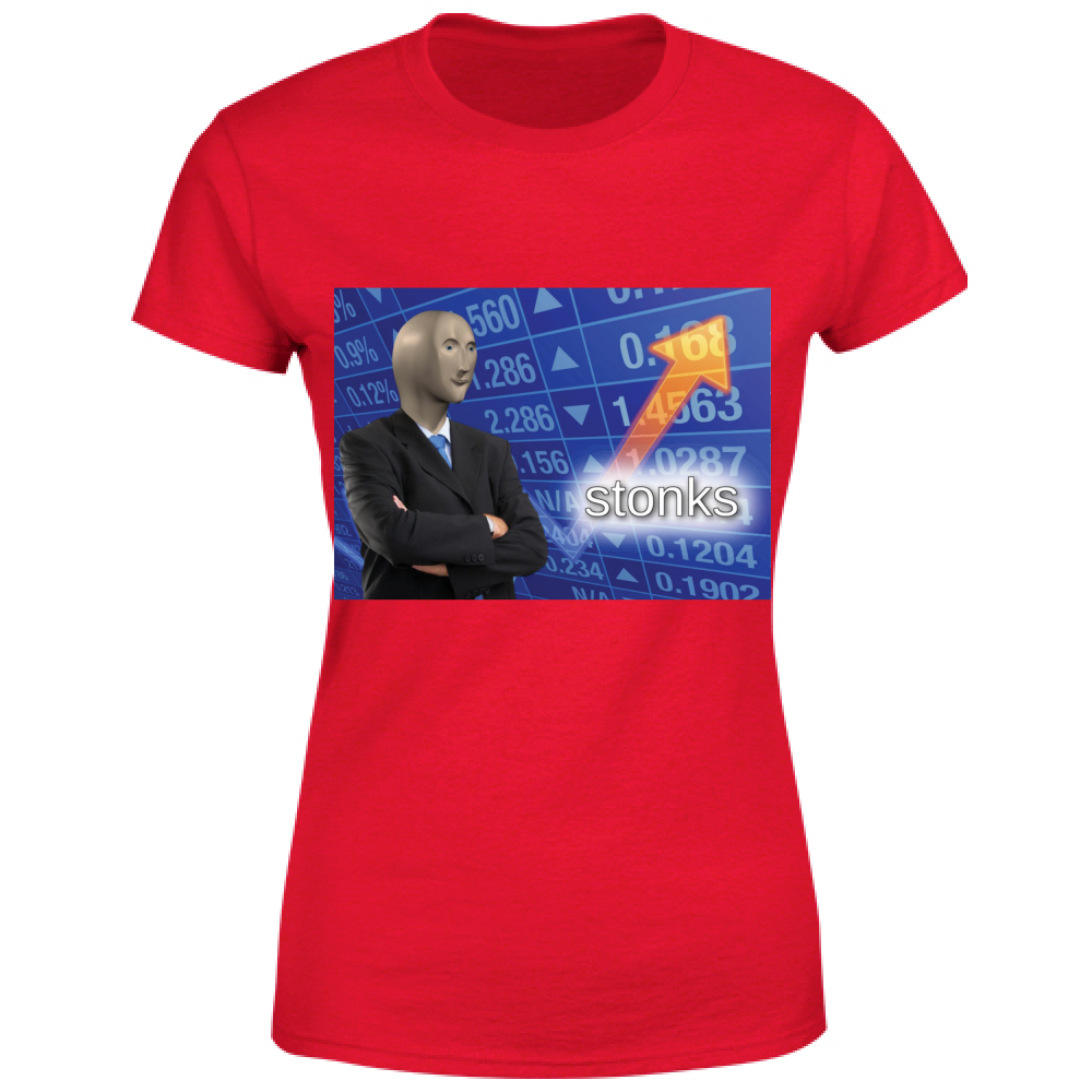 T-Shirt Donna Stonks Meme