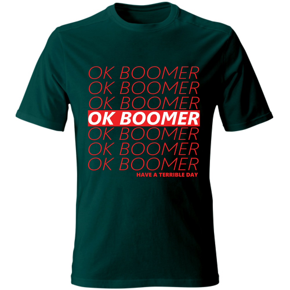 T-Shirt Unisex Ok Boomer Maglietta