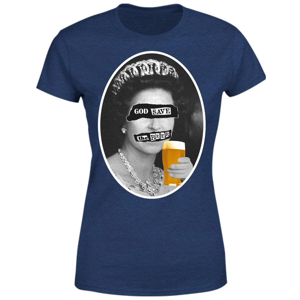 T-Shirt Donna God save the beer