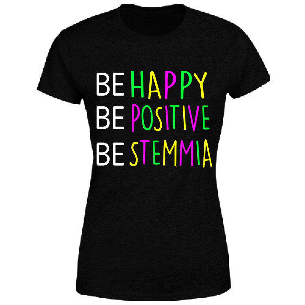 T-Shirt Donna BeHappy - Scritte Acide