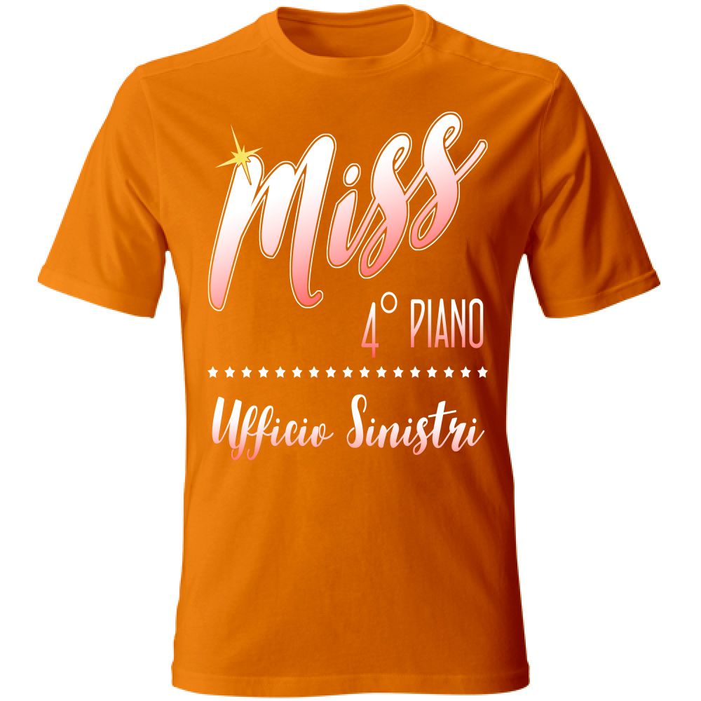 T-Shirt Unisex Miss 4° piano