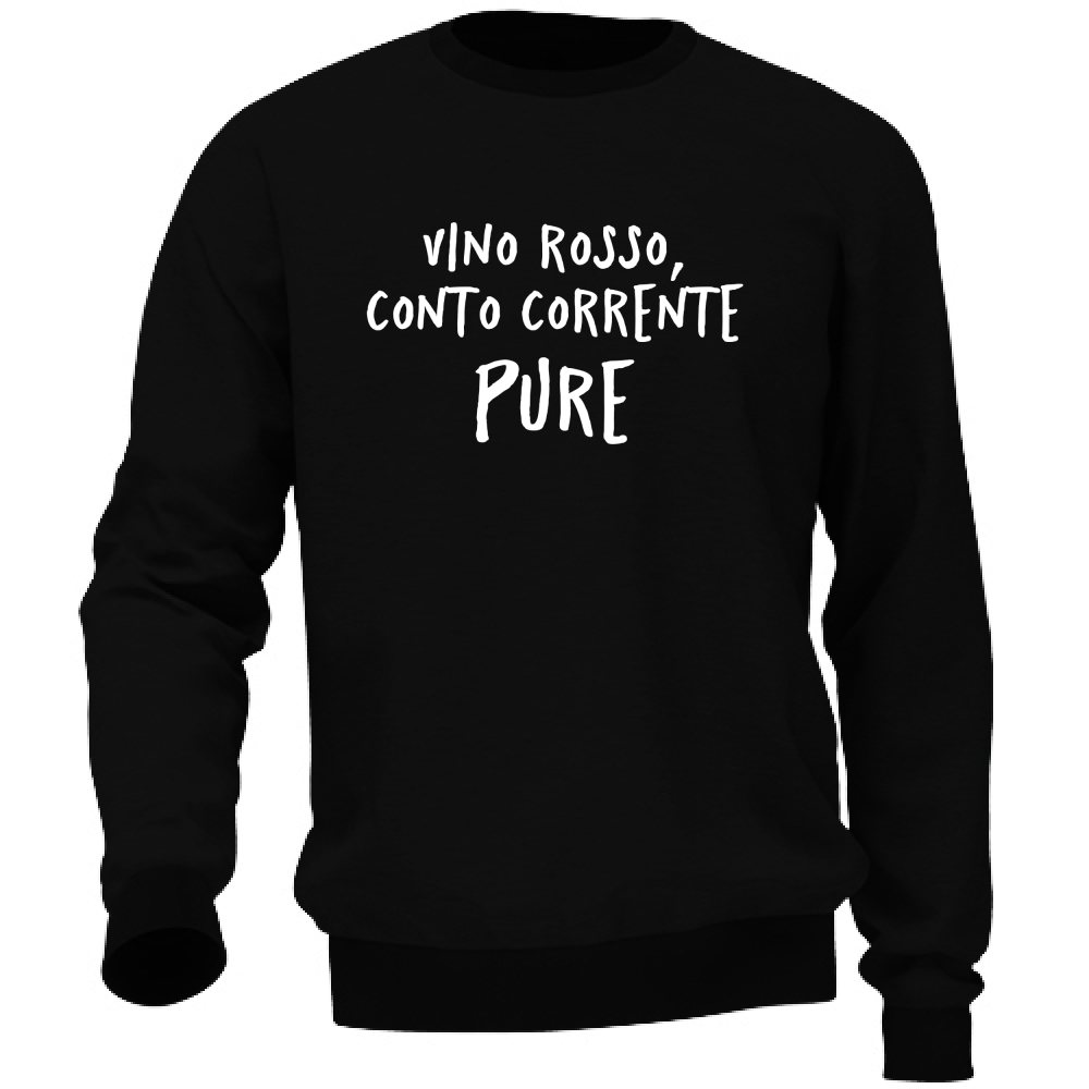 Felpa Unisex Conto corrente - Scritte Divertenti