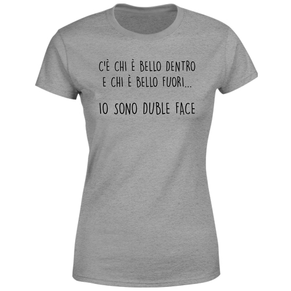 T-Shirt Donna Doubleface - Scritte Divertenti - Chiara