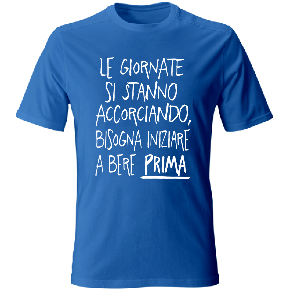 T-Shirt Unisex Giornate corte - Scritte Divertenti