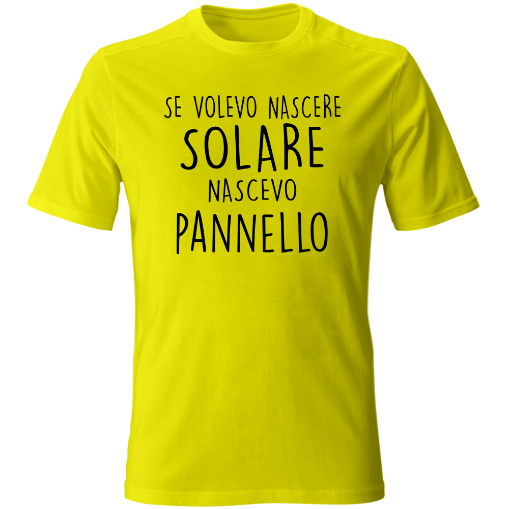 T-Shirt Unisex Solare - Scritte Divertenti - Chiara