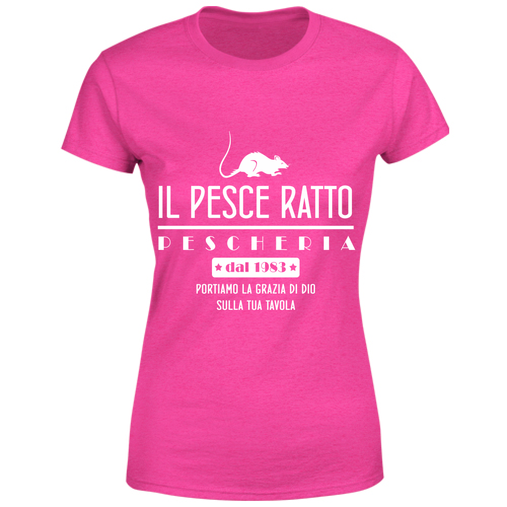 T-Shirt Donna Pescheria Il Pesce Ratto