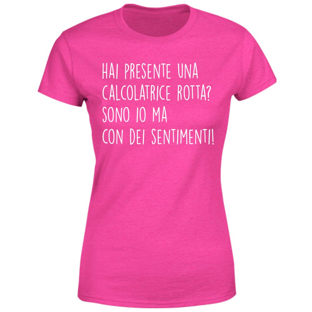 T-Shirt Donna Clacolatrice - Scritte Divertenti