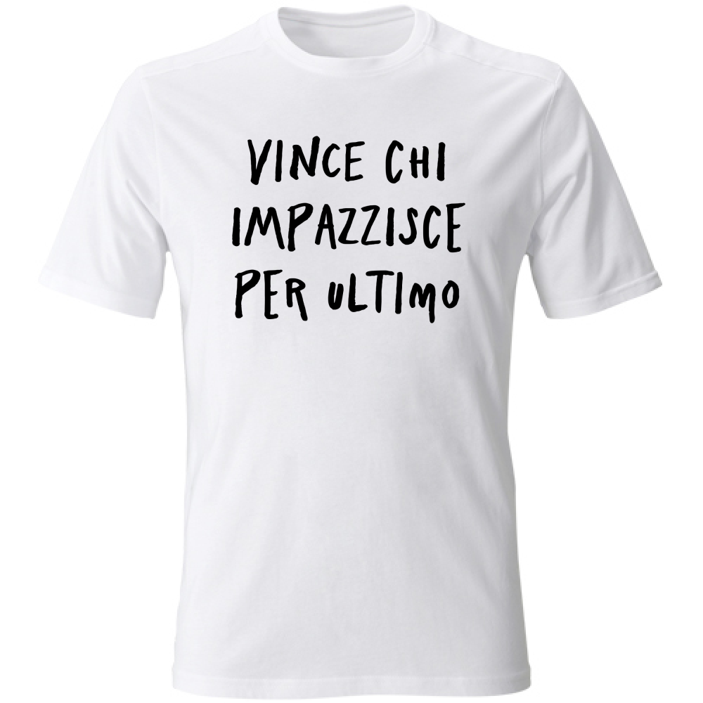 T-Shirt Unisex Vince - Scritte Divertenti - Chiara