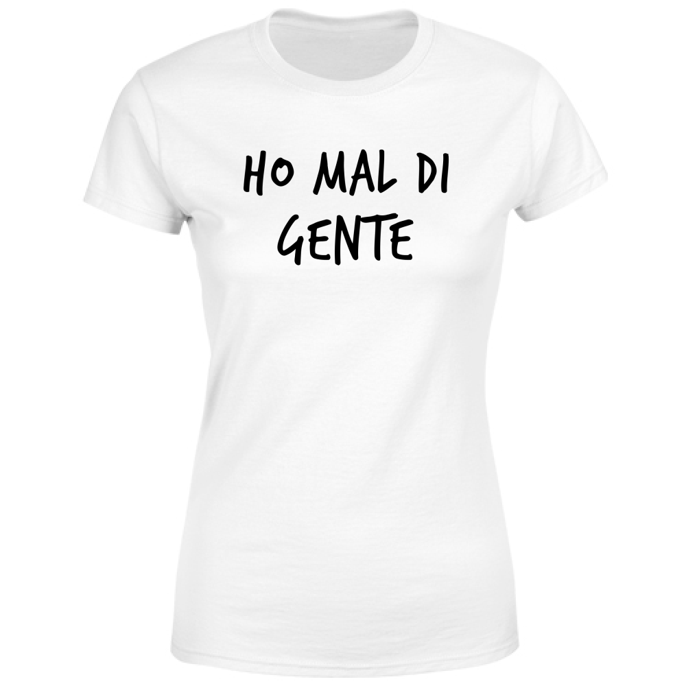 T-Shirt Donna Gente - Scritte Divertenti - Chiara