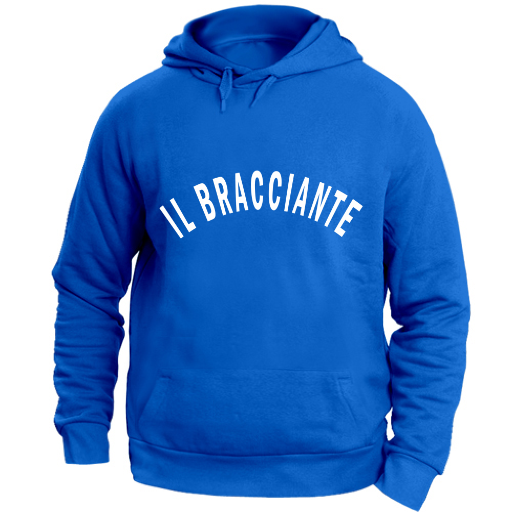 Felpa Unisex con Cappuccio Il Bracciante