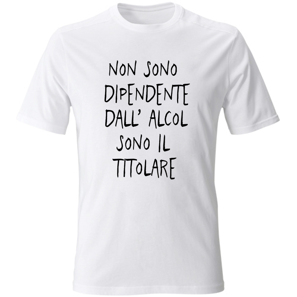 T-Shirt Unisex Il titolare - Scritte Divertenti - Chiara