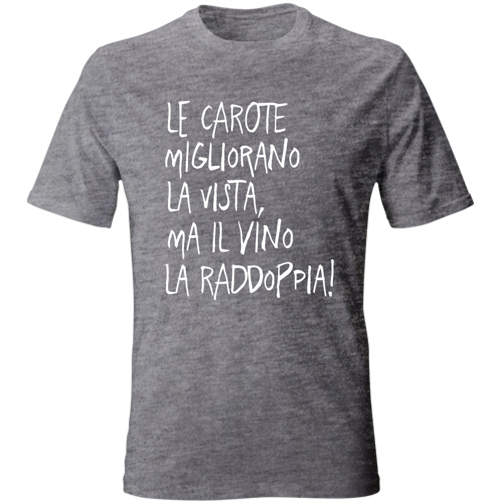 T-Shirt Unisex Le carote - Scritte Divertenti