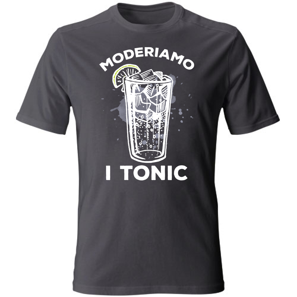 T-Shirt Unisex Large Moderiamo i Tonic