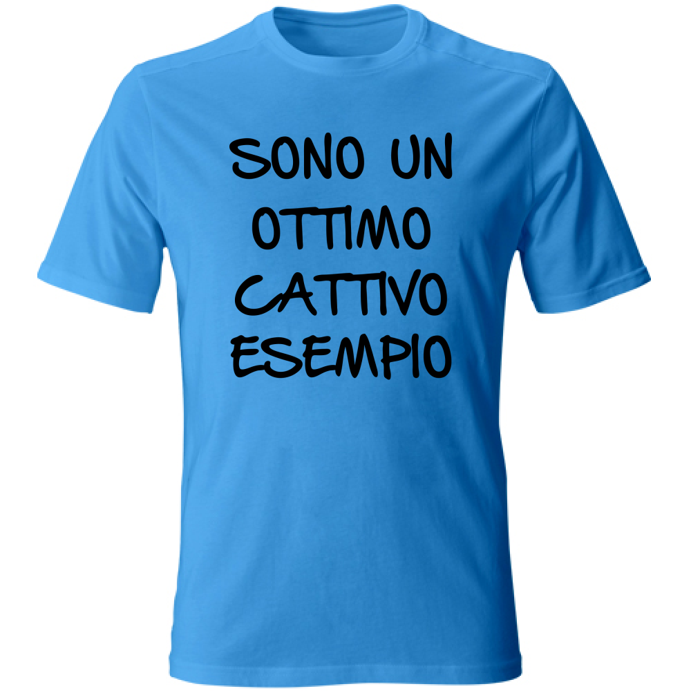 T-Shirt Unisex Esempio - Scritte Divertenti - Chiara