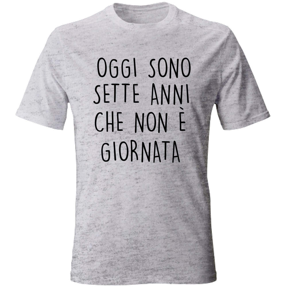 T-Shirt Unisex Non è giornata - Scritte Divertenti - Chiara