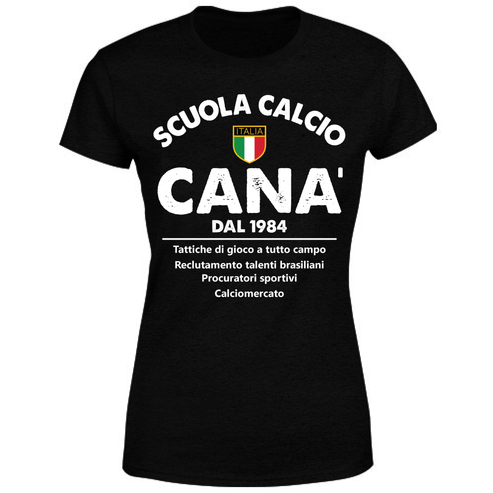 T-Shirt Donna Canà scuola calcio