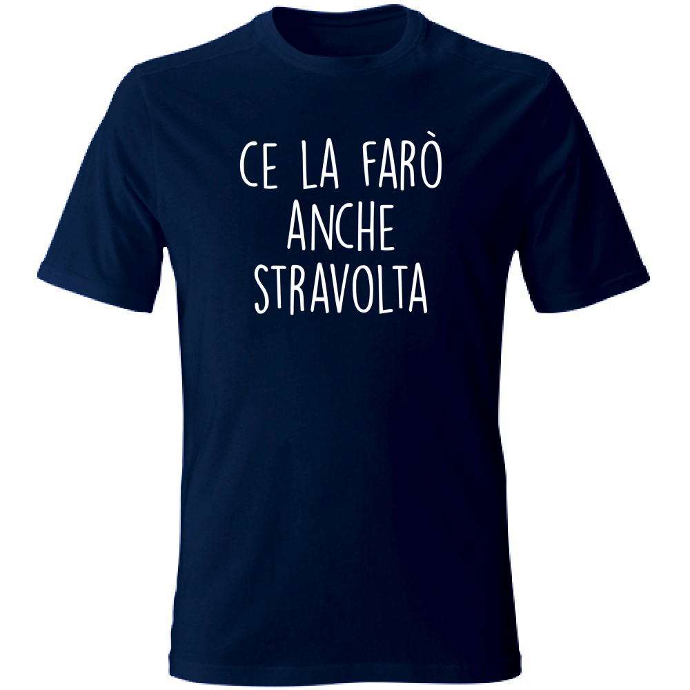 T-Shirt Unisex Large Stravolta - Scritte Divertenti