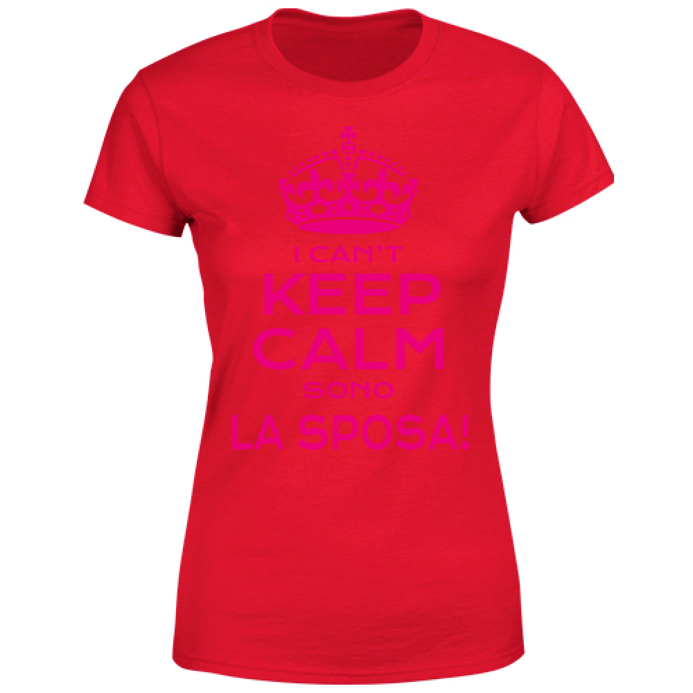 T-Shirt Donna Maglietta - Addio al Nubilato - Can't KC - scura