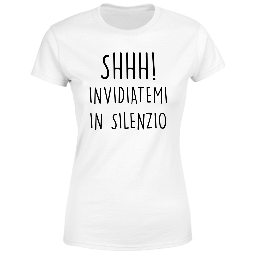 T-Shirt Donna Il silenzio - Scritte Divertenti - Chiara