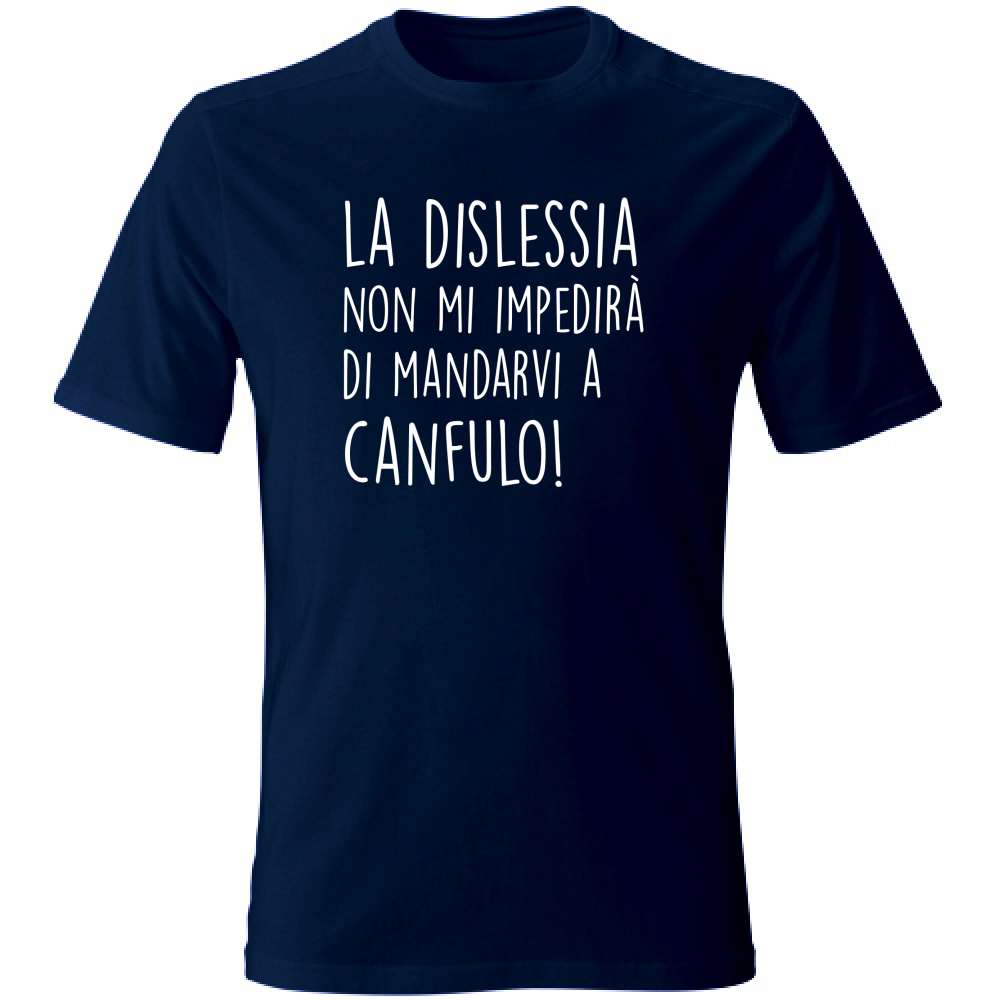 T-Shirt Unisex Large Canfulo - Scritte Divertenti