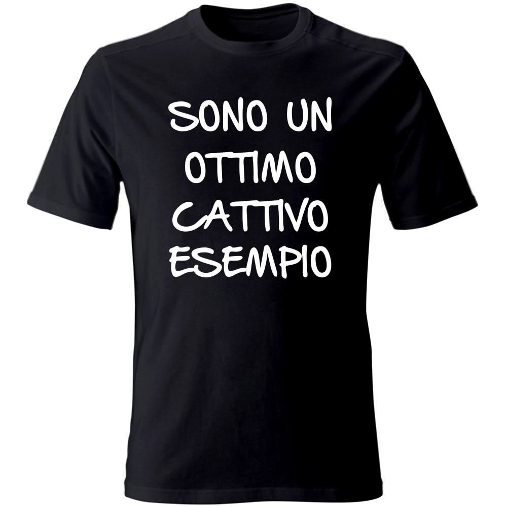 T-Shirt Unisex Esempio - Scritte Divertenti