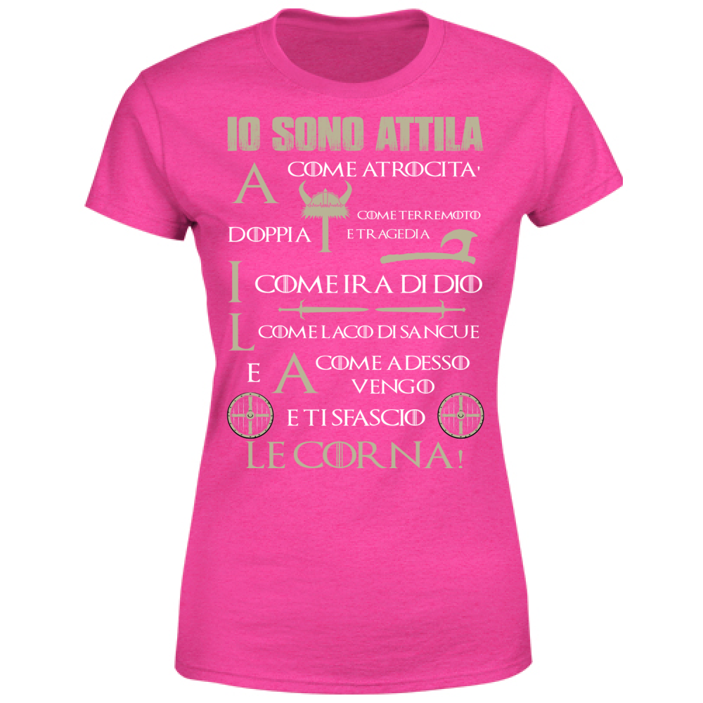 T-Shirt Donna Sono Attila