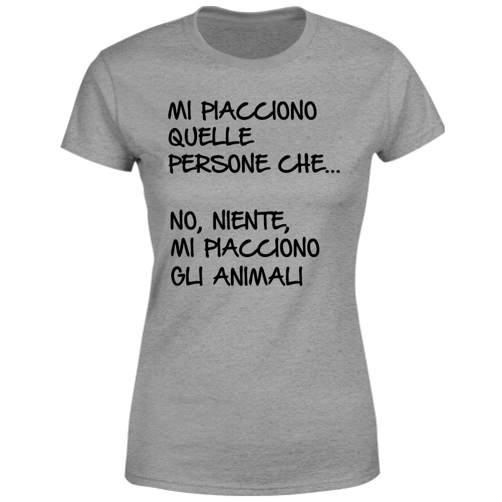 T-Shirt Donna Animali - Scritte Divertenti - Chiara