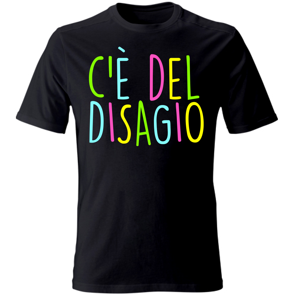 T-Shirt Unisex Disagio - Scritte Acide