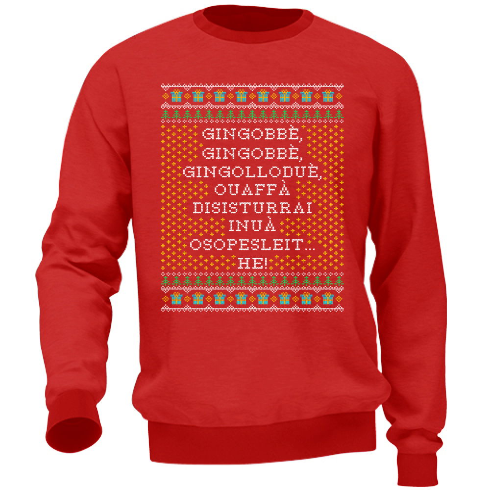 Felpa Unisex Gingobbè Ugly Christmas