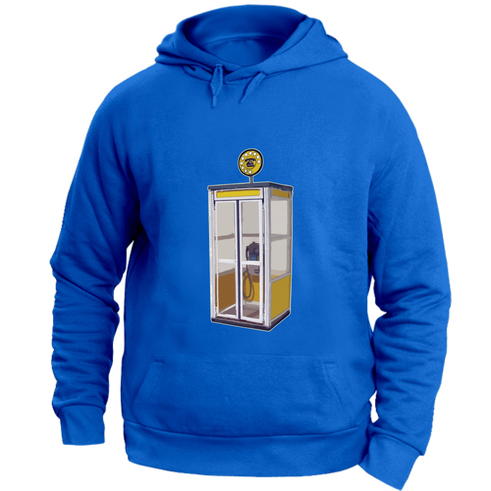 Felpa Unisex con Cappuccio Cabina telefonica