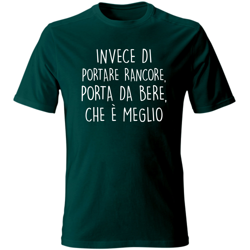 T-Shirt Unisex Portare rancore - Scritte Divertenti