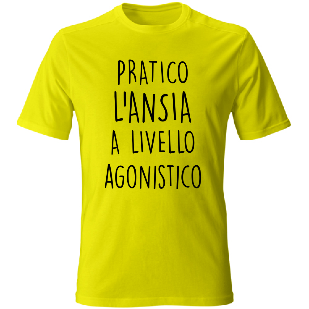 T-Shirt Unisex A livello agonistico - Scritte Divertenti - Chiara