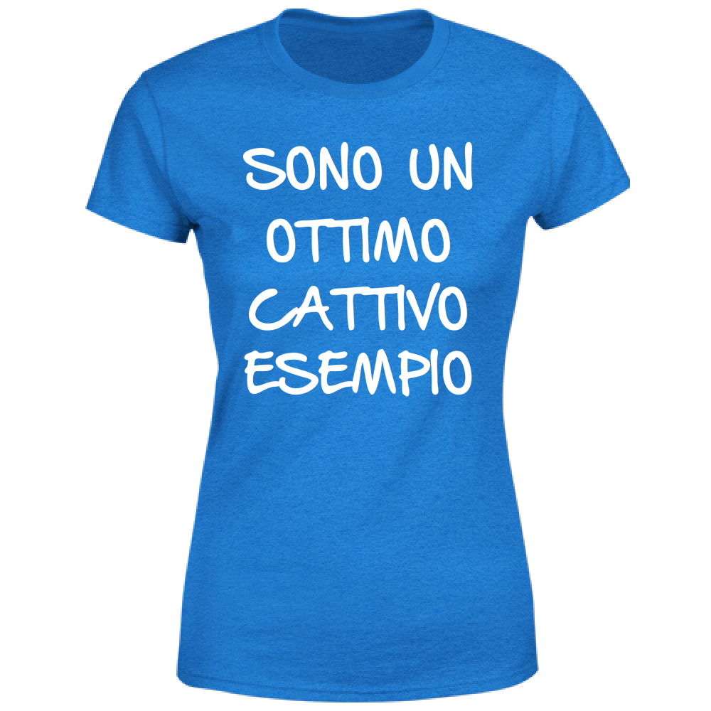 T-Shirt Donna Esempio - Scritte Divertenti