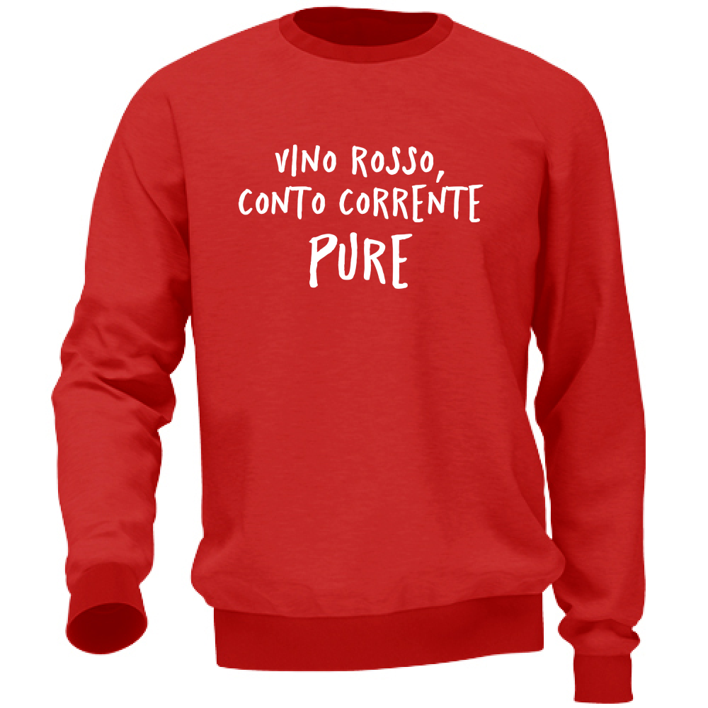 Felpa Unisex Conto corrente - Scritte Divertenti