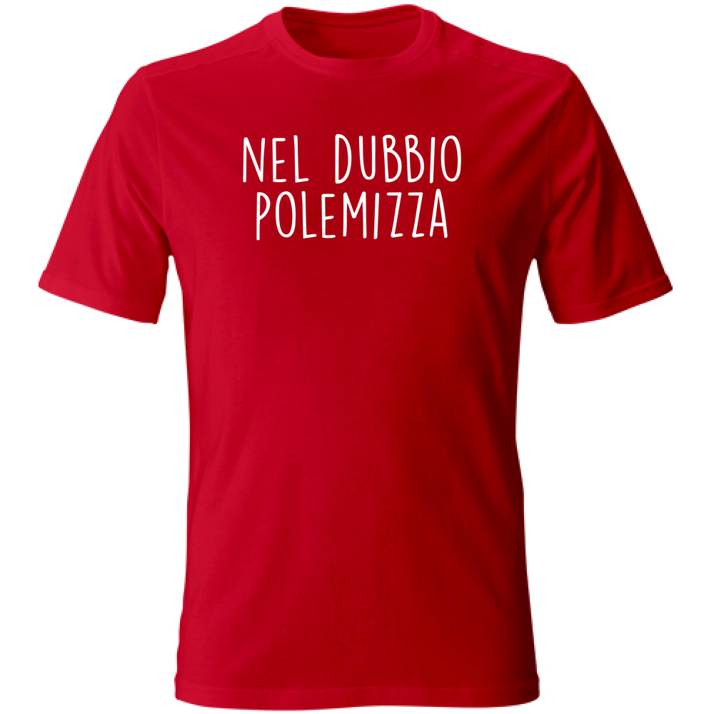 T-Shirt Unisex Large Nel dubbio - Scritte Divertenti