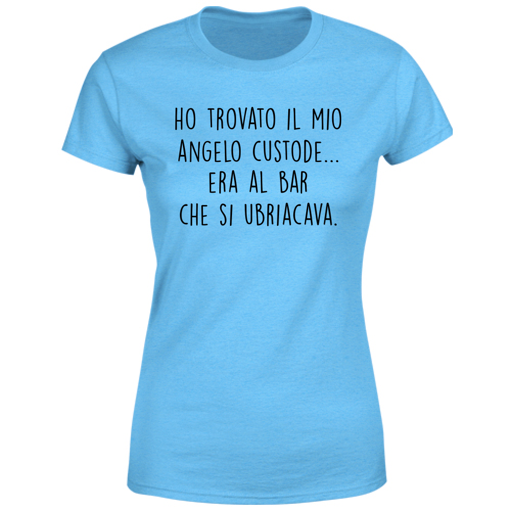 T-Shirt Donna Angelo custode - Scritte Divertenti - Chiara