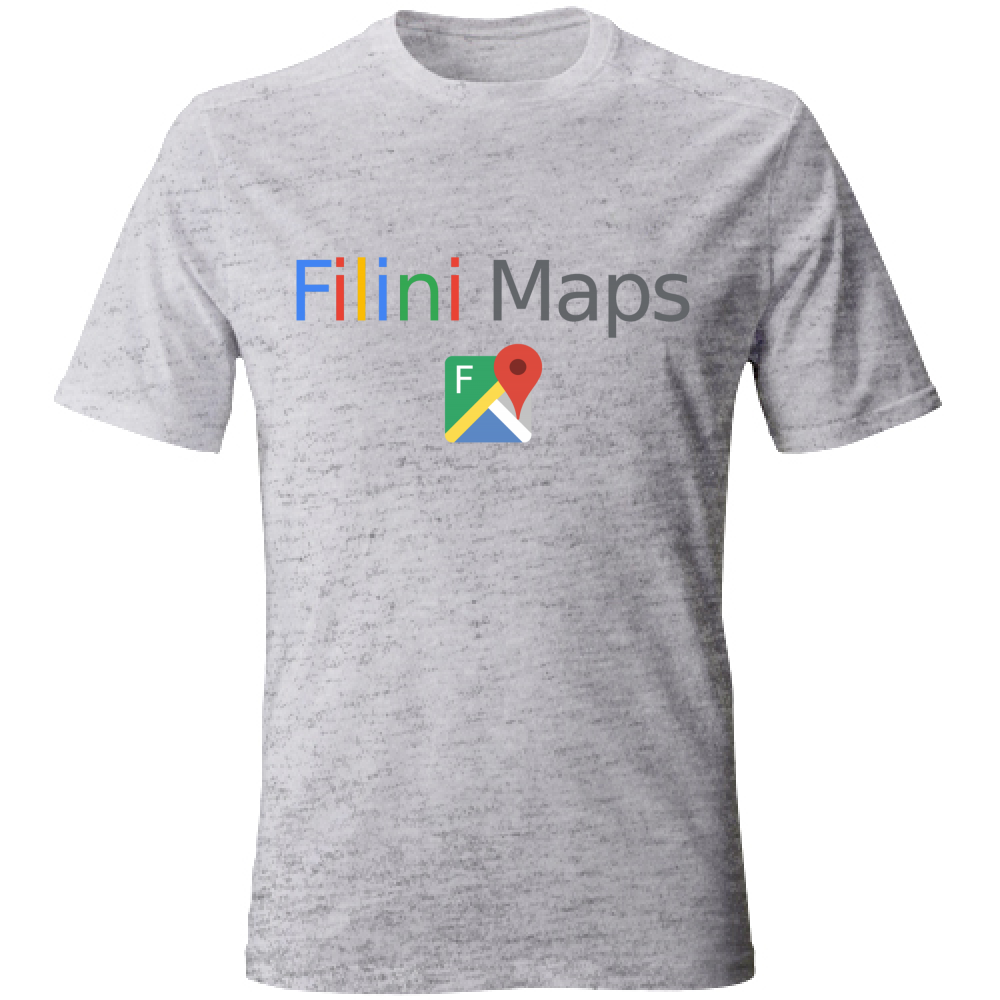 T-Shirt Unisex Filini Maps - Edizione Limitata